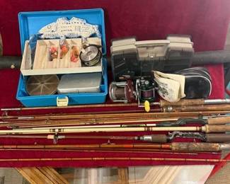 Fishing Rods, Ambassador Bait Casting Reel, Penn Peer, Ocean City Reel 