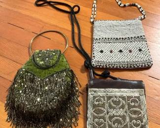 Karo Batak Beaded Betel Bag, Moroccan Pouch  Shiraleah