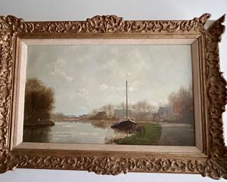 Frits Johan Goosen (born 1943) celebrated Dutch contemporary impressionist