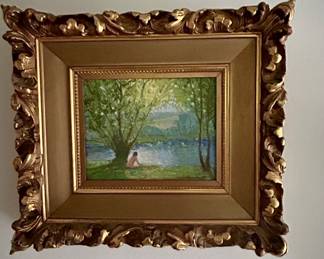 American Impressionist painter Carl William Peters (1897–1980).