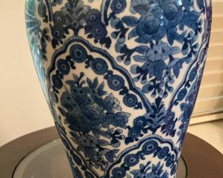 Large Blue White Porcelain Decorative Vase