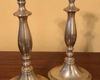 Pair of Vintage Brass Candlesticks