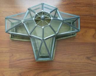 Beveled Glass TerrariumStyle Display Case