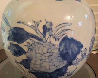 Porcelain Blue And White Ginger Jar