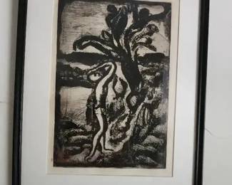 Framed Georges Rouault Boys in a Tree 1918 Art Print