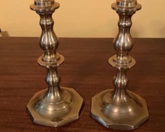 Pair of Solid Brass Candle Sticks