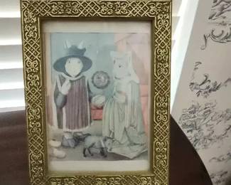 The Wedding Portrait Print By Sylvia Long Framed Artwork