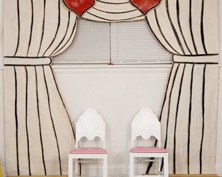5 Piece #marelovesu Stage Curtain Backdrop