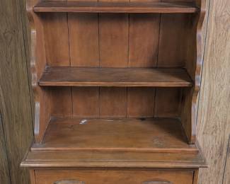 Rustic Wooden Bookshelf