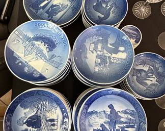 Royal Copenhagen and Bing  Grndahl Collectible Plates