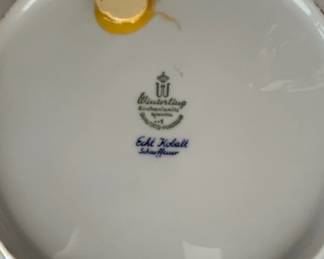 Wienberg Kirchenlamitz Echt Kobalt Decorative Plate second image