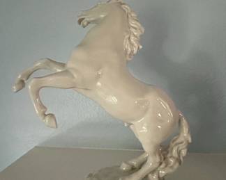 Lorenz Hutschenreuther Porcelain Rearing Horse Figurine by Gunther Granget second image