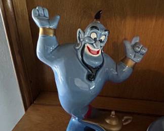 Disneys Aladdin Genie and Bambi Figurine Set