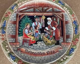 Original Thewall Weihnachten Collector Plate  seventh Edition