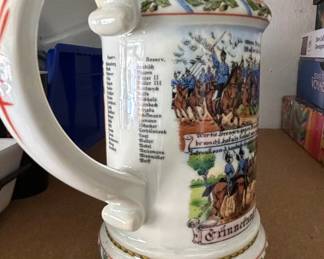 Kaiser In Treue Fest German Regimental Beer Stein fourth image