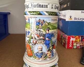 Kaiser A Dienstzeit Regimental Beer Stein for Martin Werner second image