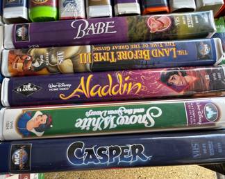 Assorted VHS Tapes  Disney, VeggieTales, and More fifth image