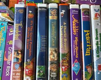 Assorted VHS Tapes  Disney, VeggieTales, and More third image