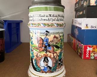 Kaiser In Treue Fest German Regimental Beer Stein second image