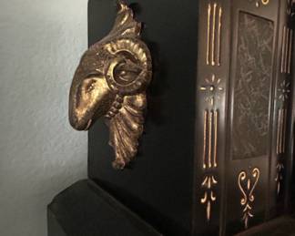 Ansonia Clock Company Paris Rams Head Mantel Clock third image