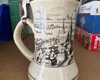 Vintage German Beer Stein Marti Spital
