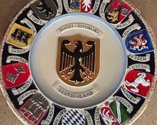 Original Thewalt West Germany Bundesrepublik Deutschland Collector Plate