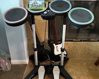 Rock Band Bundle with Drums and Guitars for Xbox
