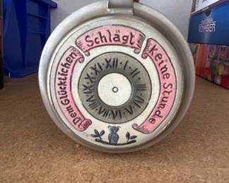 Original Thewalt Dem Glcklichen Schlagt Keine Stunde Pewter Lid Beer Stein fourth image