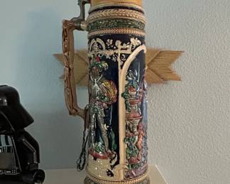 Gerz Siegfrieds Farewell Beer Stein with Pewter Lid second image
