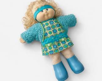 90 VintageCabbagePatchKidsDollBlueModOutfit