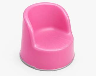 41 RAREVintageIKEAKIMMEPinkTranslucentTubChair