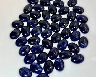 Assorted Sizes of Sodalite Close Up