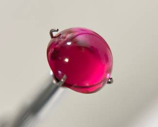 Pink Ruby Cabochon 