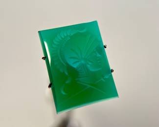 Green Onyx Intaglio