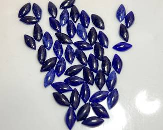 Assorted Sizes of Sodalite Close Up