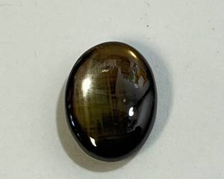 Black Star Sapphire Cabochon