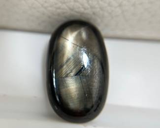 Black Star Sapphire Cabochon
