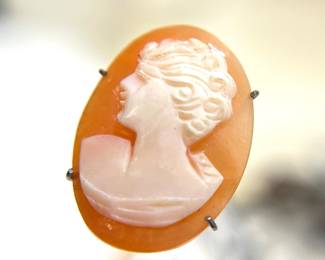 Carved Shell Cameo Close Up