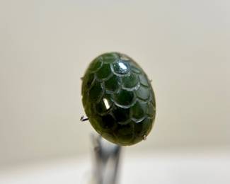 Carved Jade Cabochon 
