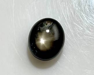 Black Star Sapphire Cabochon