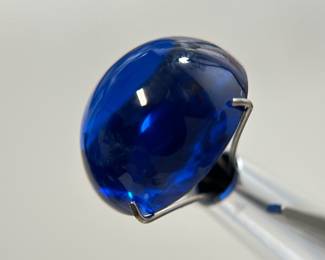 Blue Spinel Cabochon