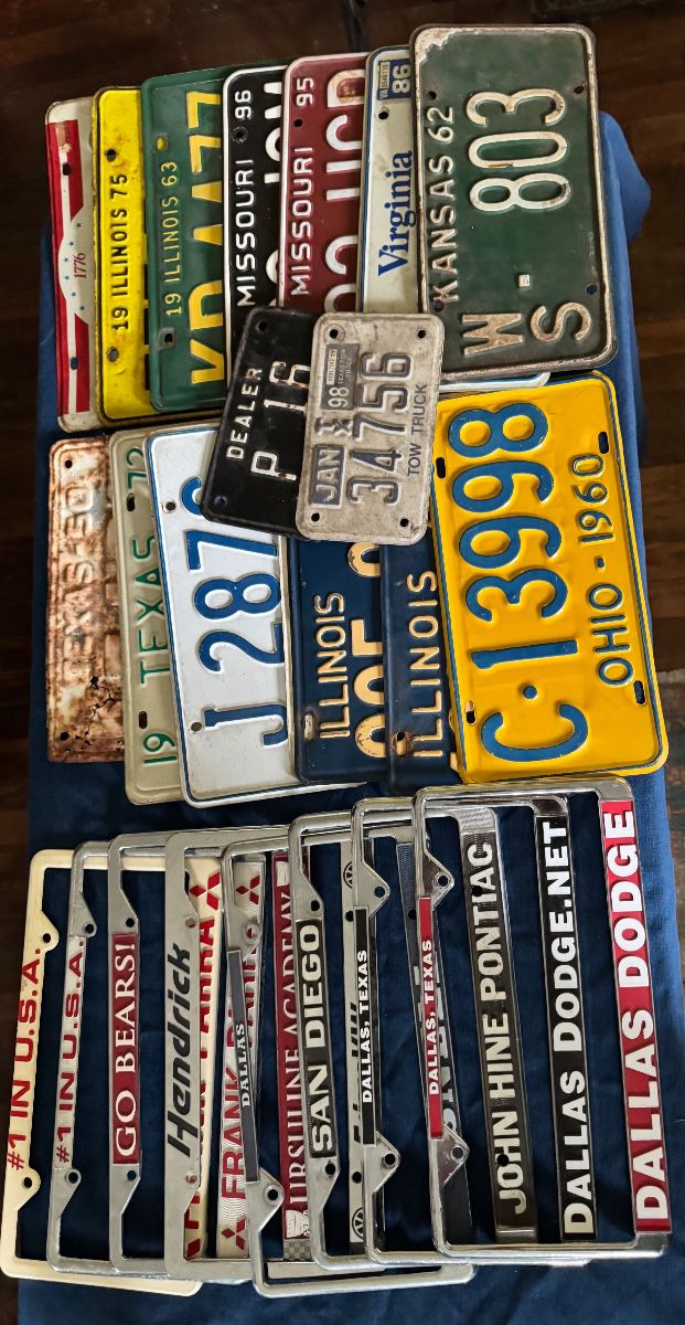 Sampling of vintage plates