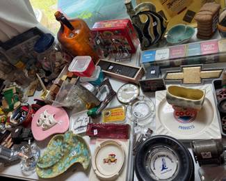 Mid-Century ashtrays, collectibles