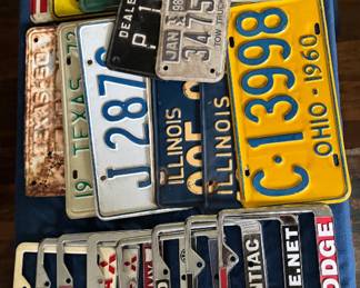 Sampling of vintage plates