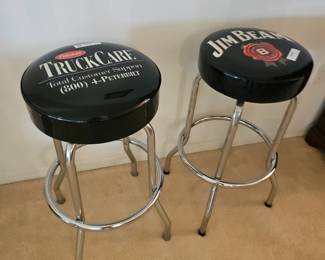 Very cool like new garage stools, one swivels $40 each