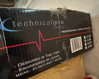 technical pro TA-2250 amp
