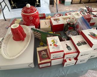 Hallmark ornaments galore......!!