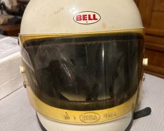 Vintage Bell motorcycle helmet