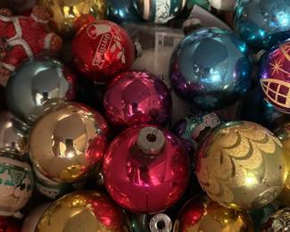 Vintage Christmas ornaments