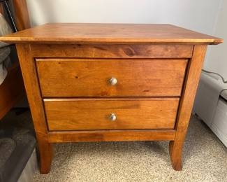 (2) matching nightstands (only one photographed)